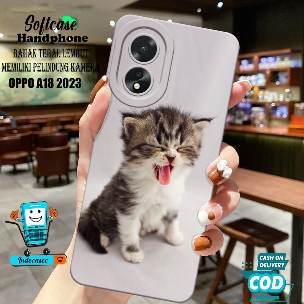Kesing Hp OPPO A18 2023 - Softcase OPPO A18 2023  Terbaru - Casing OPPO A18 2023 - OPPO A18 2023 - S
