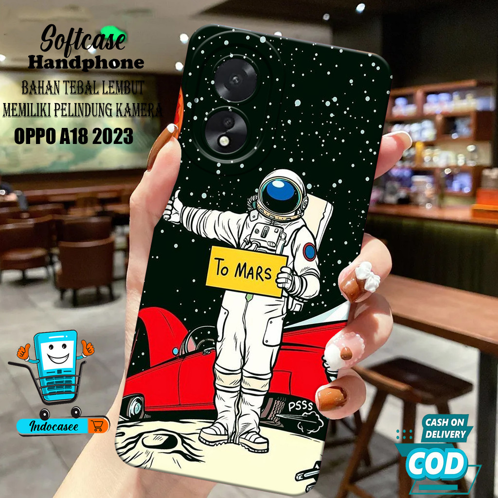 Kesing Hp OPPO A18 2023 - Softcase OPPO A18 2023  Terbaru - Casing OPPO A18 2023 - OPPO A18 2023 - S