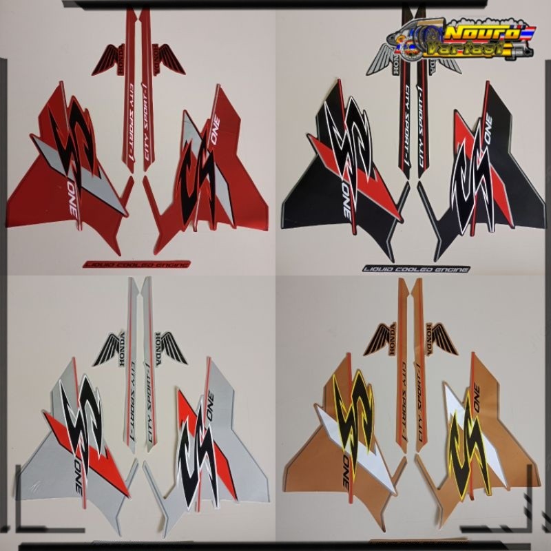 Aksesoris Striping honda cs1 cs one csone cs 1 stiker lis body motor berkualitas terbaik termurah