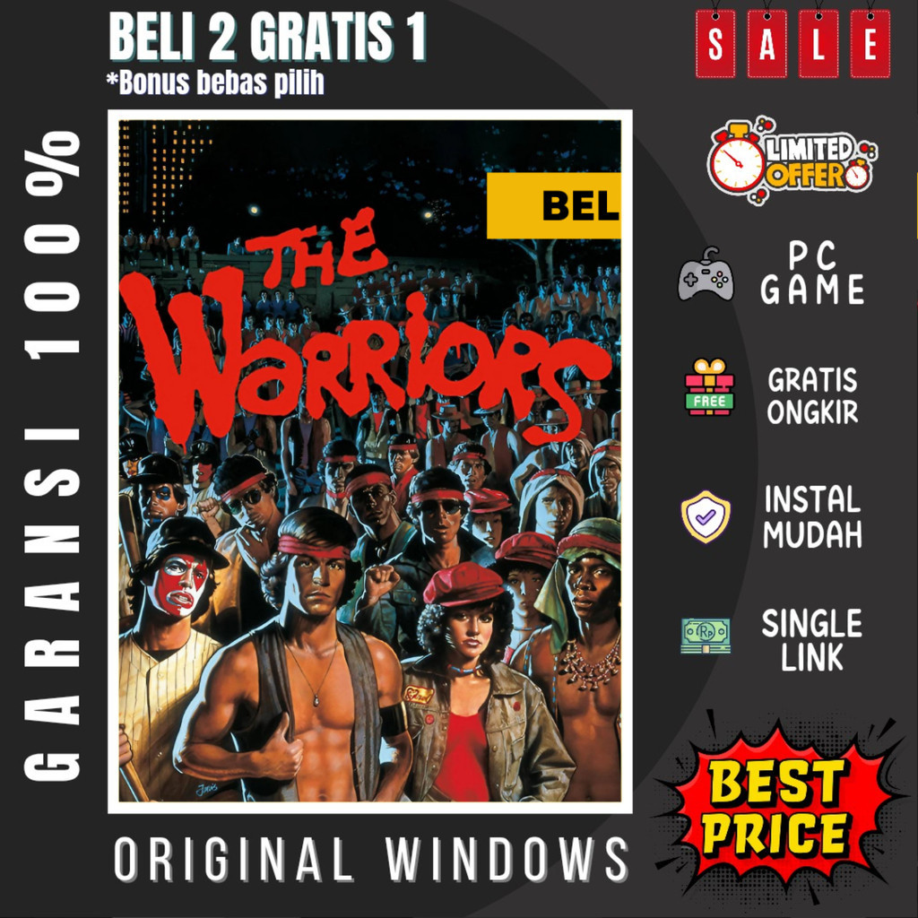 THE WARRIORS - GAME PC - GAME LAPTOP - PC GAMES - BELI 2 GRATIS 1 - ORIGINAL WINDOWS - GARANSI 100%