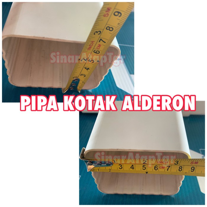 ✨Murah✨ -PIPA KOTAK ALDERON - 4 Meter