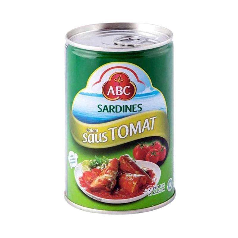 

ABC Sardines Tomat Makanan Kaleng [425 g]