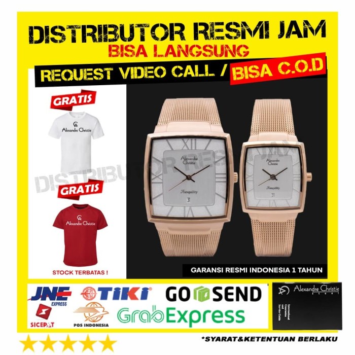 ALEXANDRE CHRISTIE 8329 LD AC8329LD 8329LD GARANSI RESMI 12 BULAN