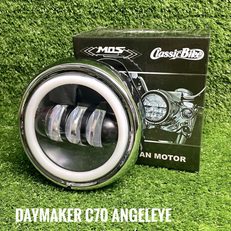 LAMPU DAYMAKER C70 ANGELEYE REFLEKTOR LAMPU DEPAN 4,5 INCH MOS