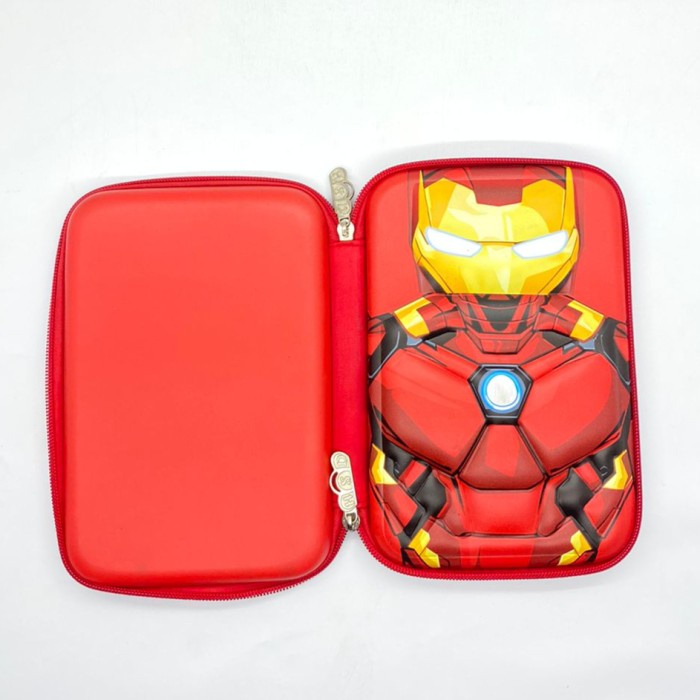 

[Promo] Kotak Pensil Hardcase Smiggle Superhero Jagoan Anak Timbul 1 Sisi - Ironman