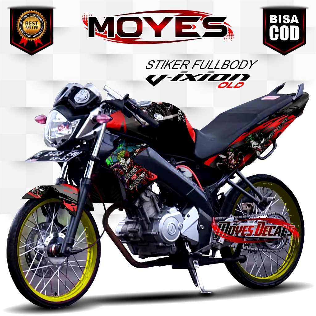Decal Stiker Vixion Old Fullbody Stiker Dekal Vixion Lama Fullbody