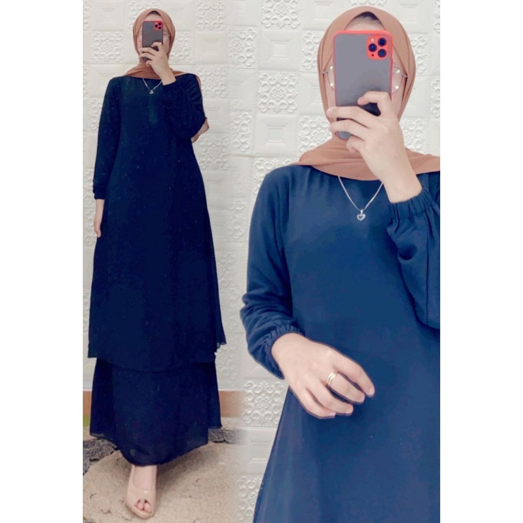 TERBARU GAMIS MALAYSIA /SIZE M L XL XXL  GAMIS MELAYU REMAJA |GAMIS TERBARU 2021| GAMIS CERUTY POLOS