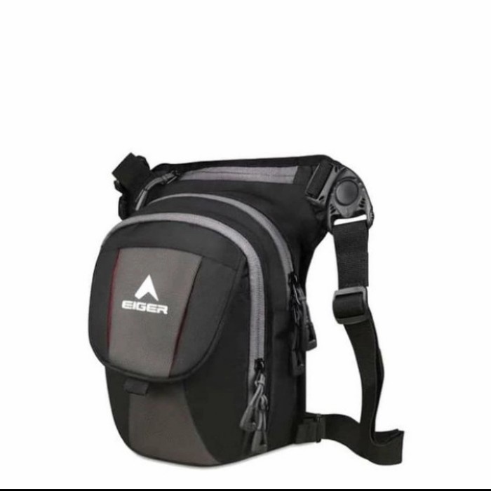 EIGER LEGPACK SCORIA tas slempang paha pria original - black