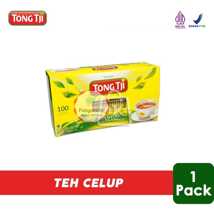 

Teh Celup Tong Tji Jasmine / isi 100 Tea Bags (1 Pack) - FasyAnita Mart Denpasar