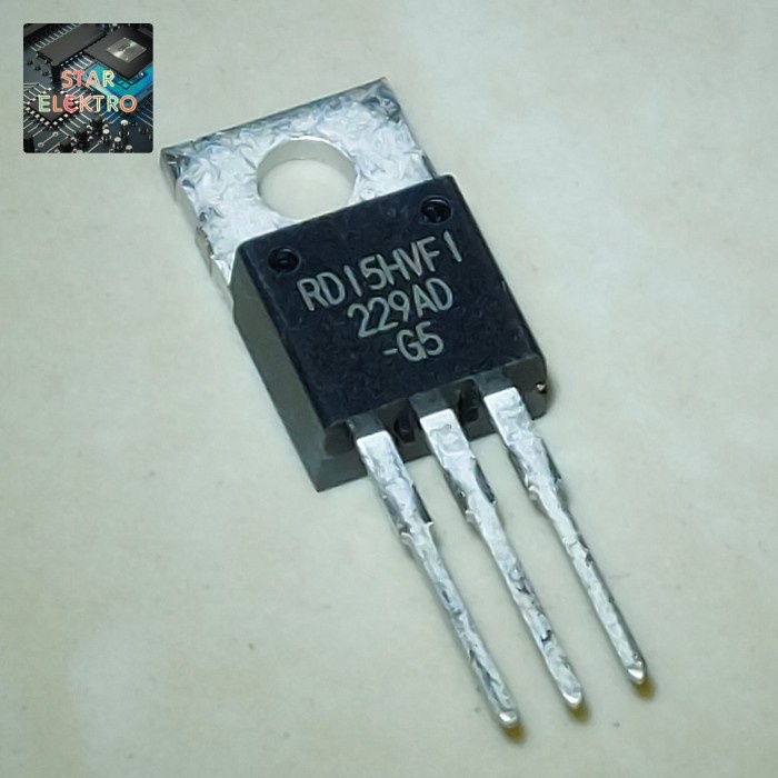 RD15HVF1 To-220 RD15HVFI RD15 HVF Transistor Mosfet RF FM 175MHz 15W