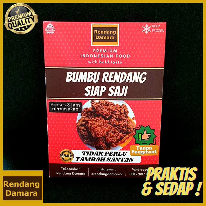 

Promo Moerah Bumbu Rendang Damara PREMIUM SIAP SAJI