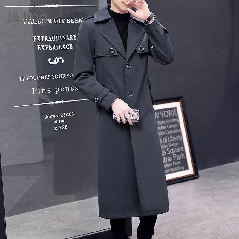 Long Coat Korea Style Pria / Blazer Panjang Musim Dingin Premium / Jaket Jas Blazer Wanita Korea Pan