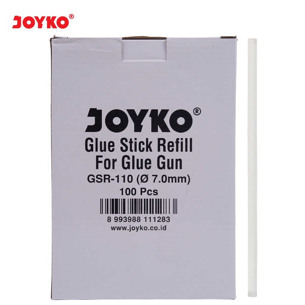 

( KS ) GROSIR Refill Glue Stick Kecil Diameter 0,7cm / Lem Bakar / Isi Lem Tembak Joyko GSR-110 1 Box isi 100 Pcs