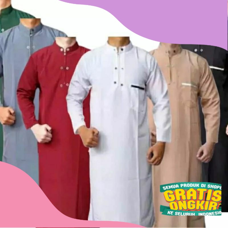 (BIG_PROMO)JUBAH PRIA/GAMIS PAKISTAN ALL SIZE TERMURAH/ Bigsize jumbo