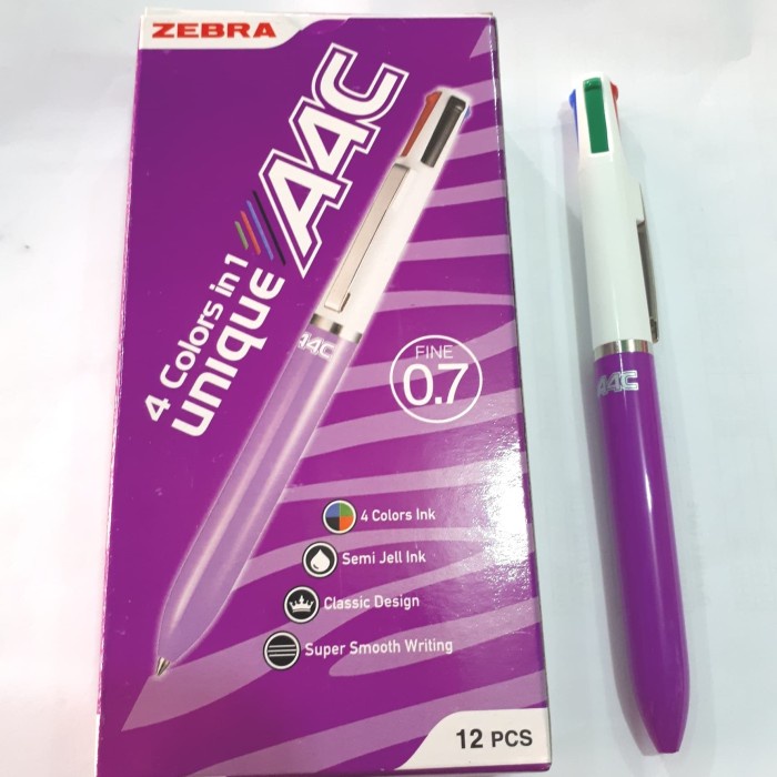 

[Promo]New Pen zebra A4c 4warna