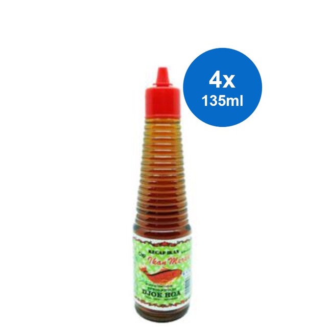 

Djoe Hoa Cap Ikan Merah Kecap Ikan 135 ml x 4