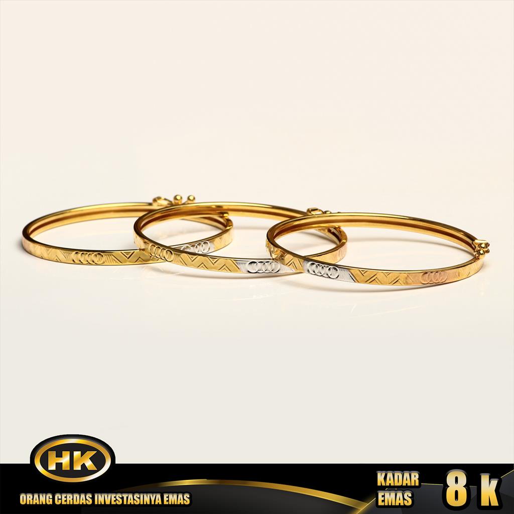 HK Mustika Gold - Gelang Emas 8K - Type 384 ANAK