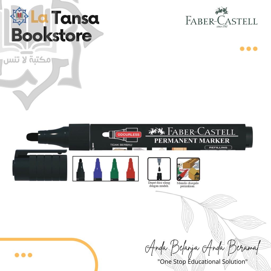 

FABER-CASTELL ECO PEMANENT MARKER