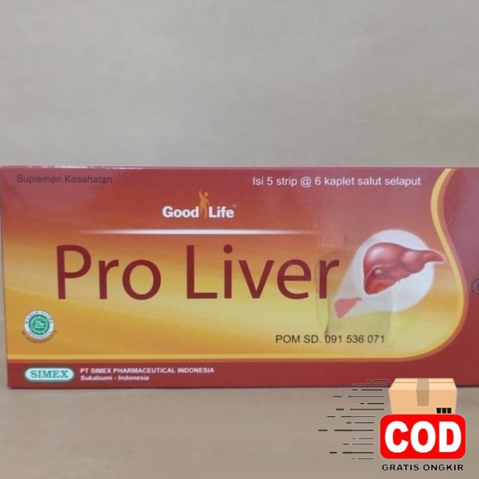ready Good Life Pro Liver Box Isi 30 Kaplet / ProLiver originale