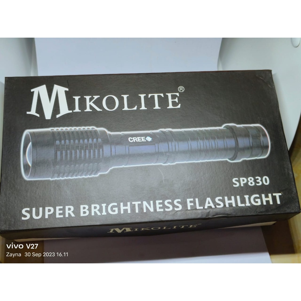 SENTER LED CREE / MIKOLITE SP830 / SENTER LED CREE 3 MODE / SENTER MIKOLITE