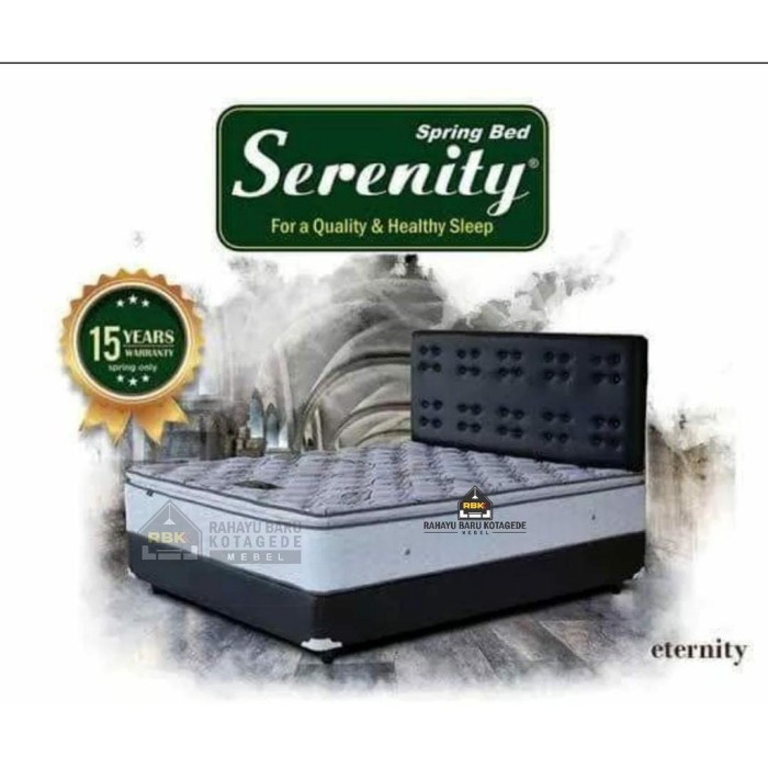 Springbed Elite Serenity Eternity Pillowtop 180x200 kasur saja