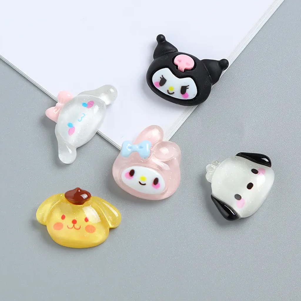 MurmerOfficial DIY Aksesoris Tempel Sanrio Lucu Cute Aksesoris Resin Colourfull Korea A103