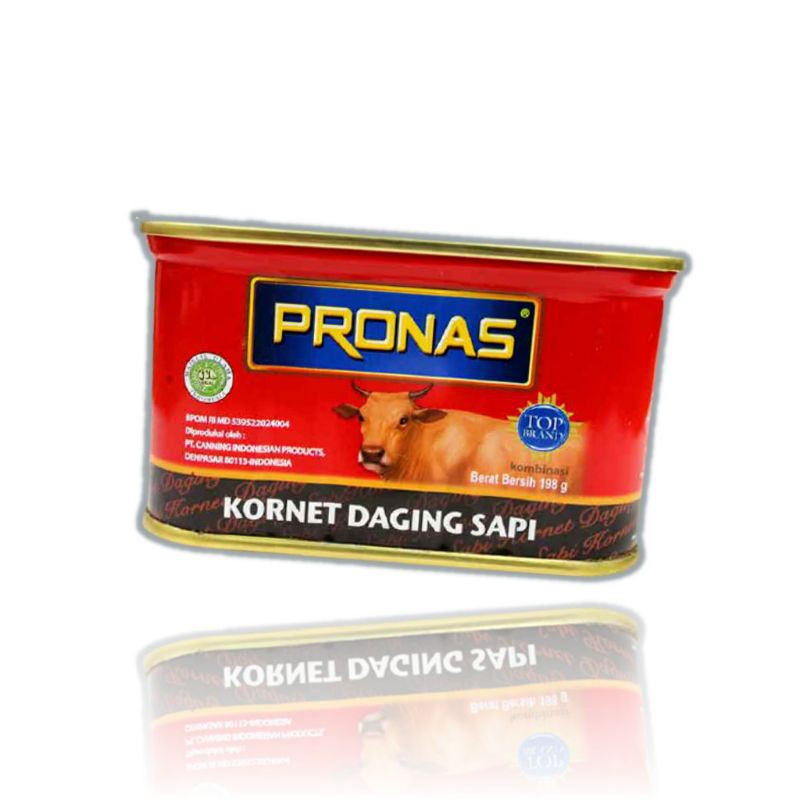 

Pronas Kornet Daging Sapi 198GR / Daging Sapi / Kornet
