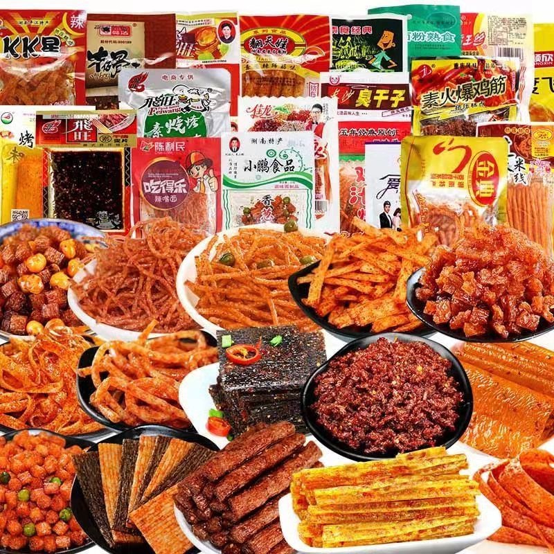 [HALAL] Cemilan Hot Spicy Gluten Tendon Viral Termurah Wulama Latiau Vegetarian La Tiao Cemilan Snac