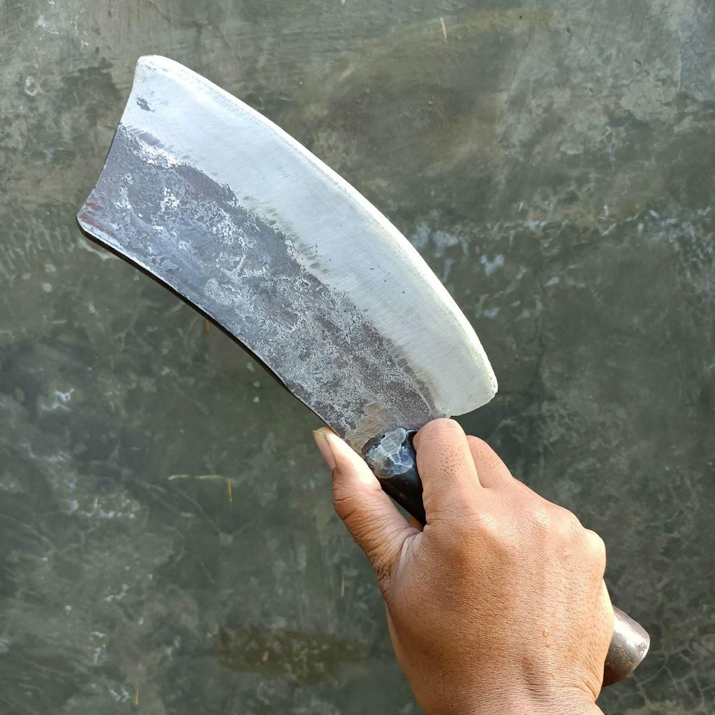 pisau cacah Daging - pisau cacah tulang - pisau potong Ayam - pisau dapur serbaguna- pisau baja asli