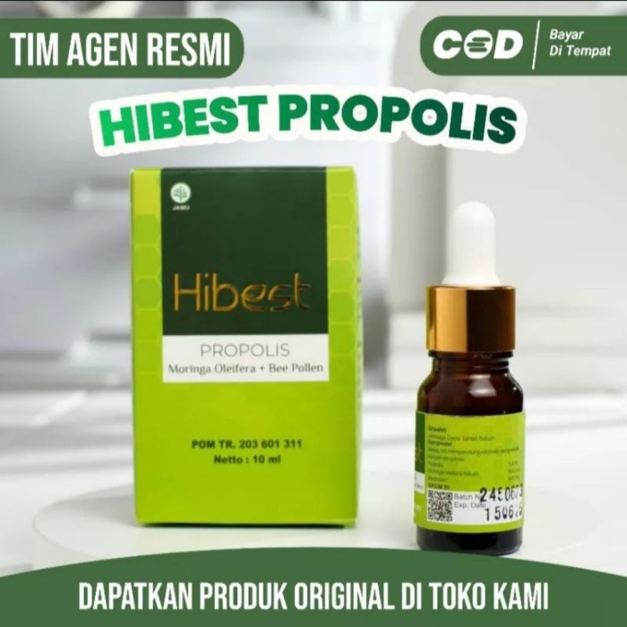 

Hibest Propolis Plus 10ml - Solusi Atasi Diabetes / Kolesterol / Liver