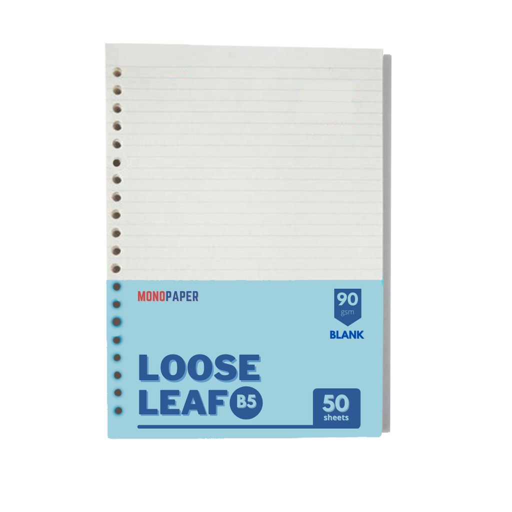 

LOOSE LEAF BOOK PAPER A5 / B5 DOTTED GRID | ISI BINDER 90 GSM TERMURAH