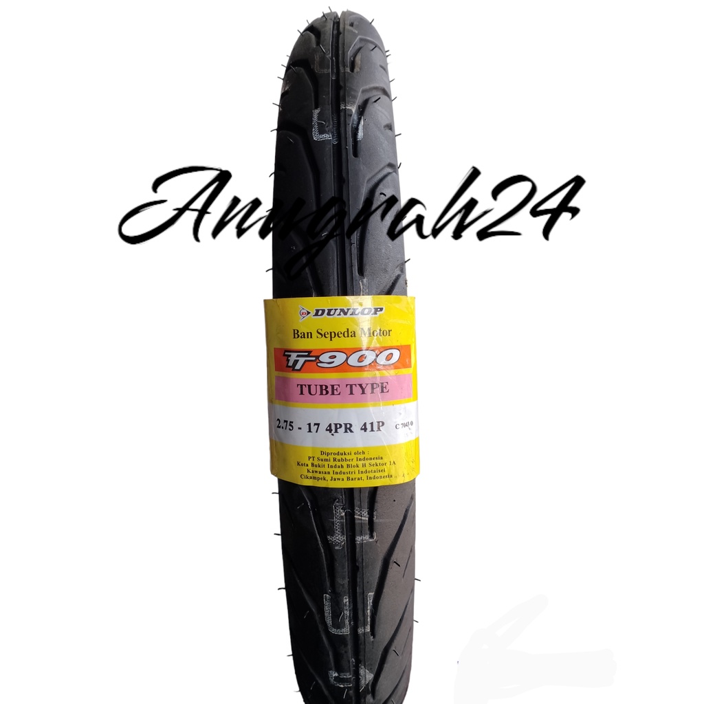 ban luar dunlop 275-17 untuk motor bebek
