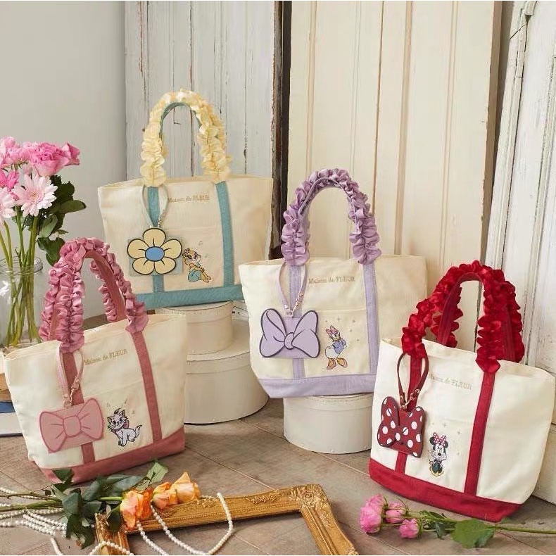 MAISON DE FLEUR - totebag canvas disn*y character