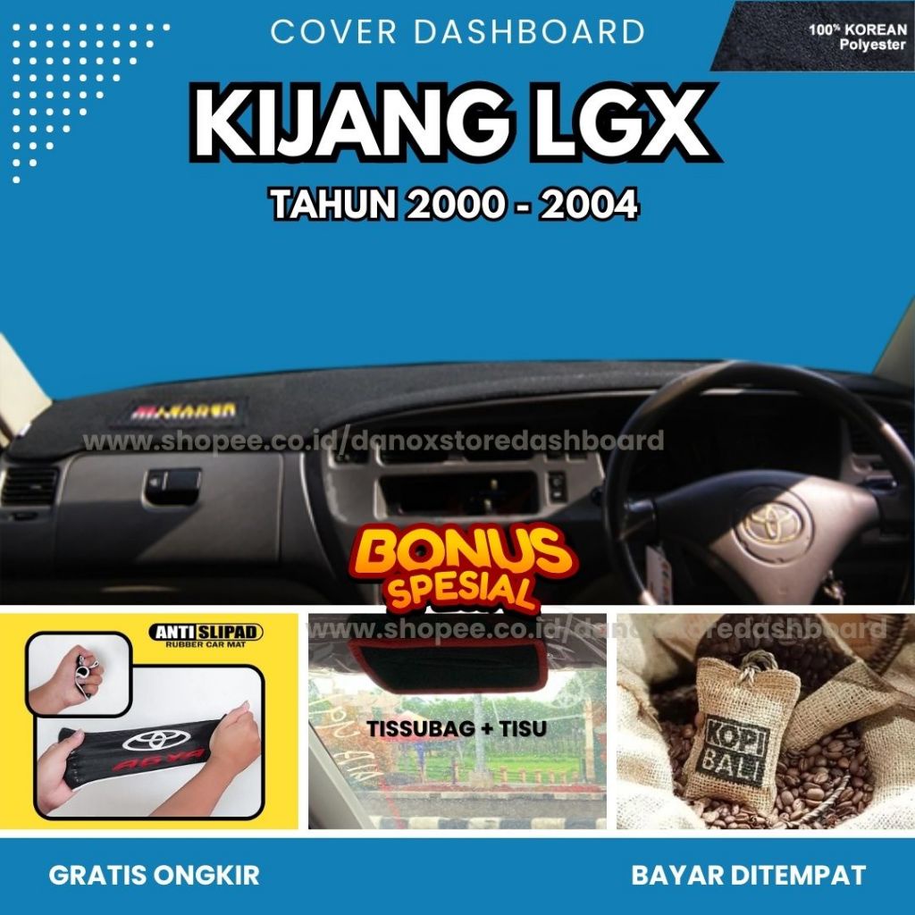 Cover Aksesoris Dasboard Mobil Kijang Kapsul LGX Accesoris Interior Mobil