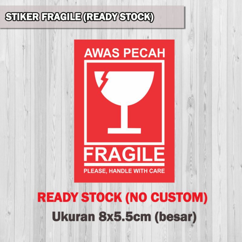 

150pcs Stiker Fragile Ready Stock