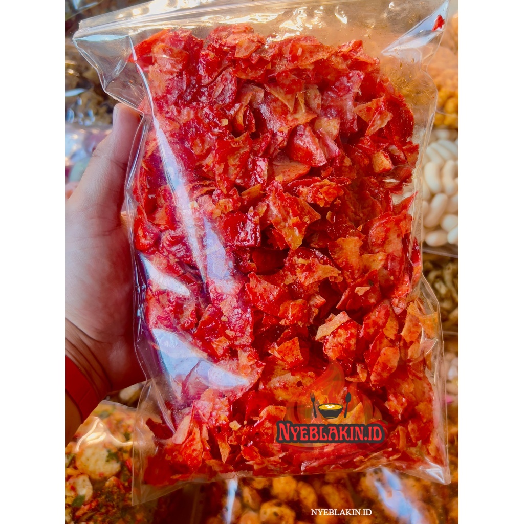 

Keripik Singkong Lengket Pedas Manis - 250 Gram _ _NYEBLAKIN.ID