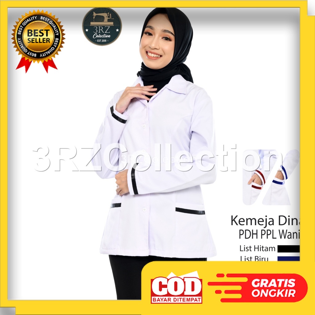 Baju Dinas Putih Wanita PDH Putih PNS Cewek Kemeja Kemeja Putih PNS Wanita Baju Putih PNS Wanita Ser