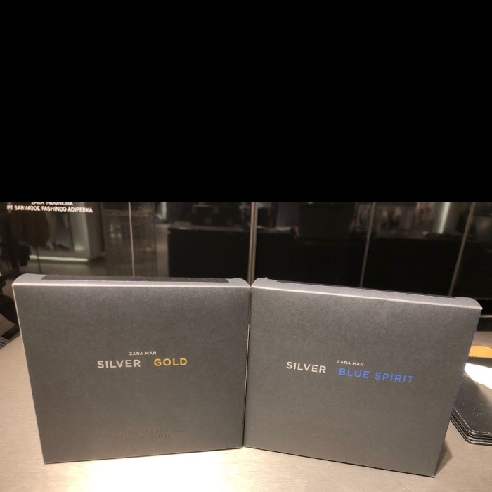 LIMITED EDITION PARFUM ZARA MAN SILVER - MAN GOLD 100ML