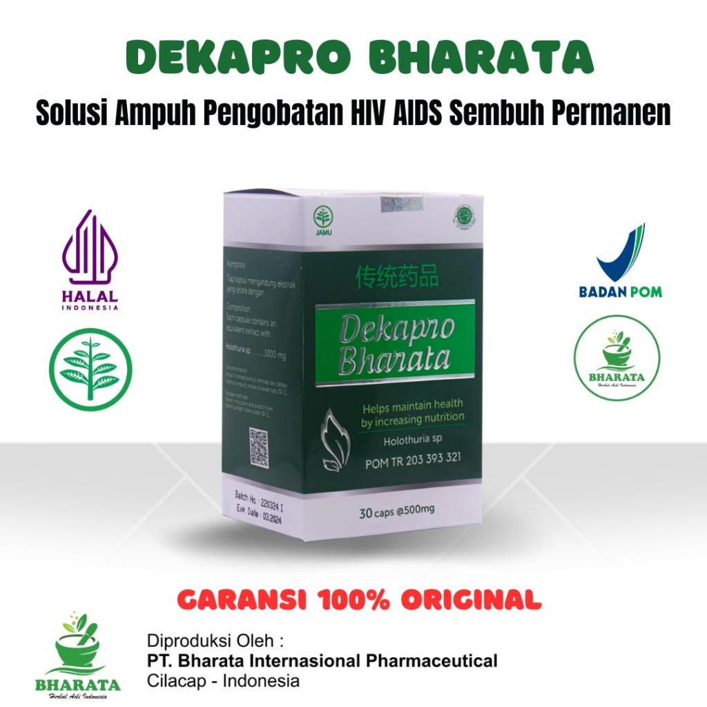 Dekapro Bharata Asli Original Obat HIV/Aids Paling Dicari Resmi BPOM
