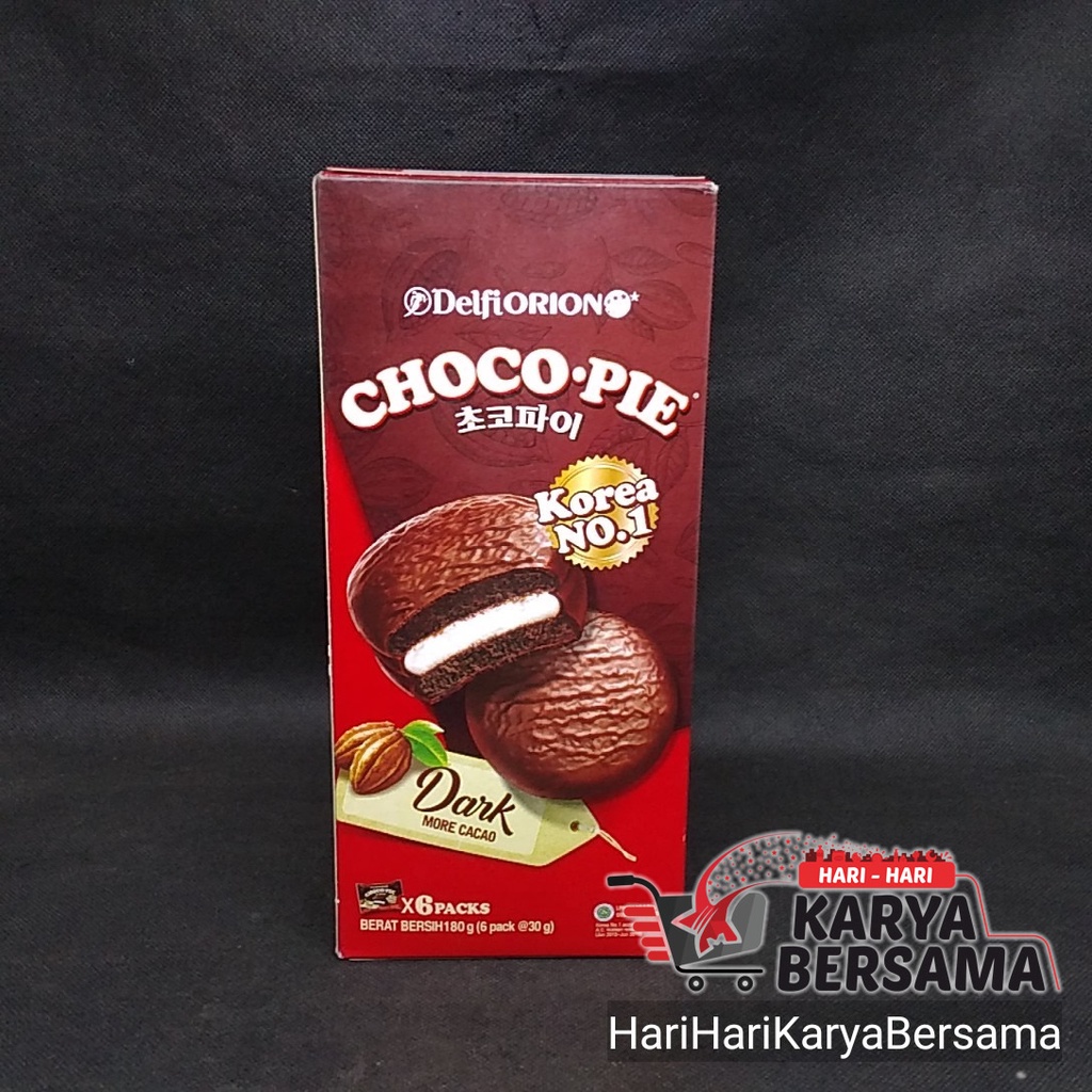 

BISKUIT DELFI ORION CHOCO PIE DARK 180GR