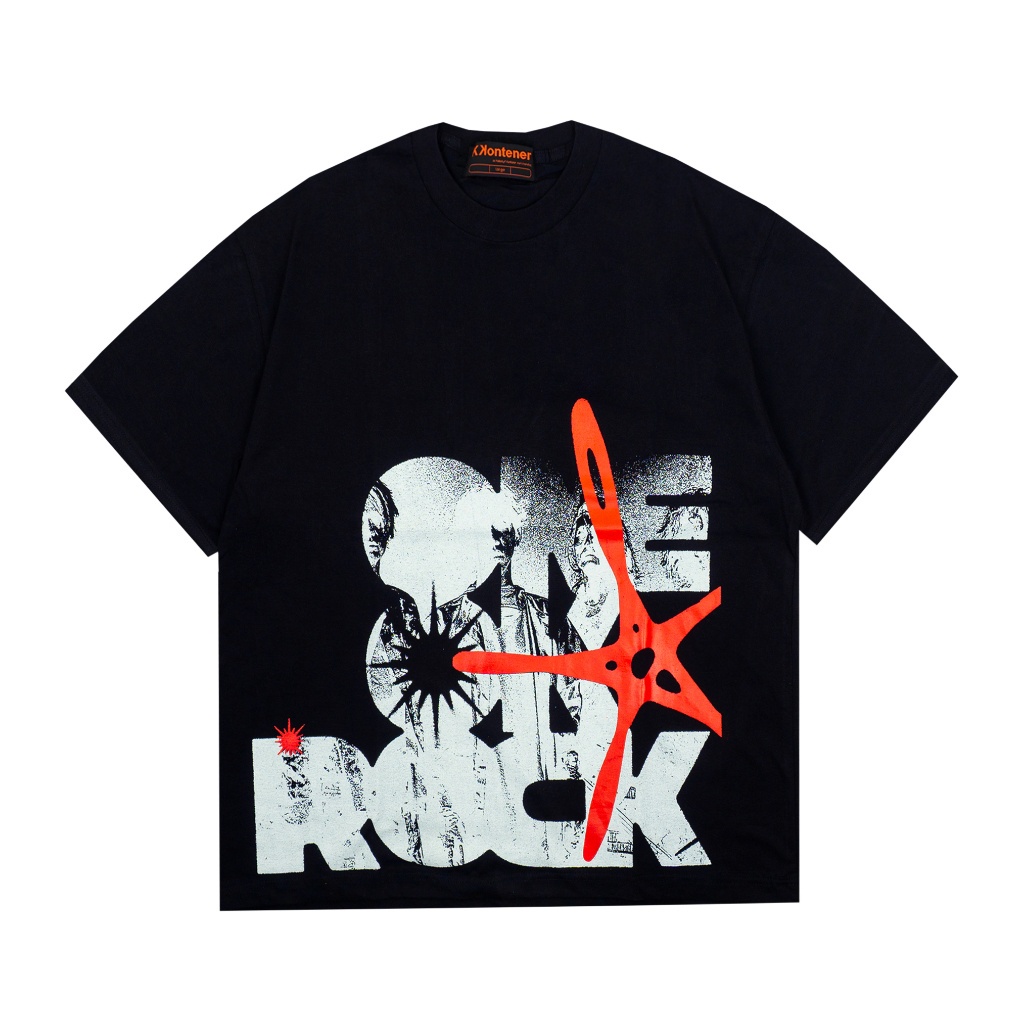Kkontener One Ok Rock Oversize Tshirt Katun Hitam - Official Merchandise