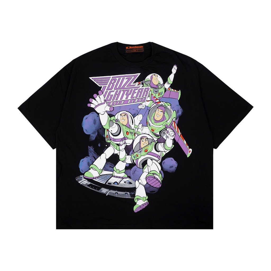 KKONTENER BUZZ LIGHTYEARI BLAST OVERSIZE TSHIRT BLACK
