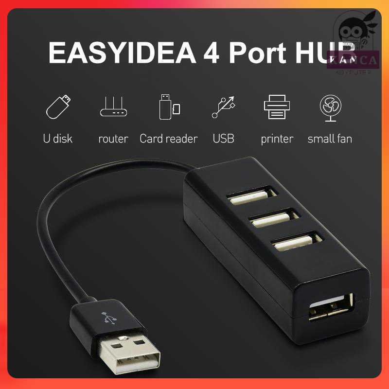 EASYIDEA Portable USB Hub - HB3004