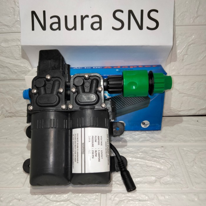 MESIN POMPA DC 12V 250 PSI MESIN POMPA AUTO CUT OF HIGH PRESSURE