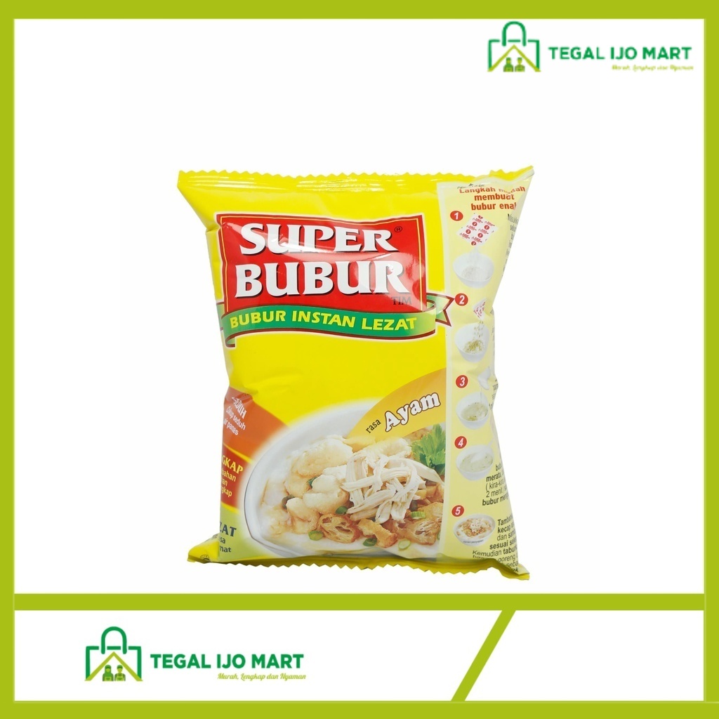 

Superbubur Single Ayam 45 Gram Makanan Instan