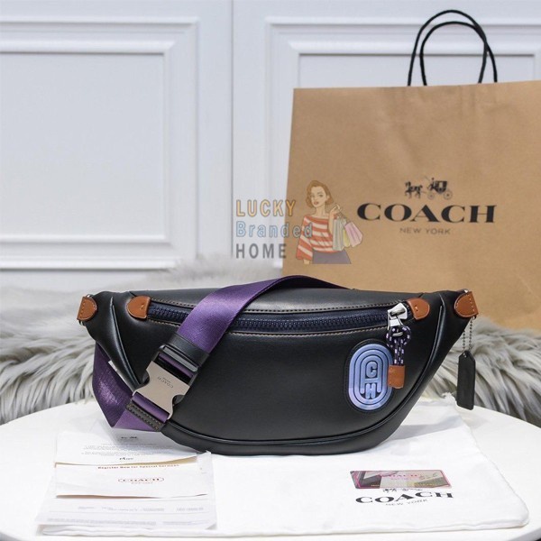 Ready Stock Tas Coach 69303 Rivington Belt Bag Utility Pack with Patch Original