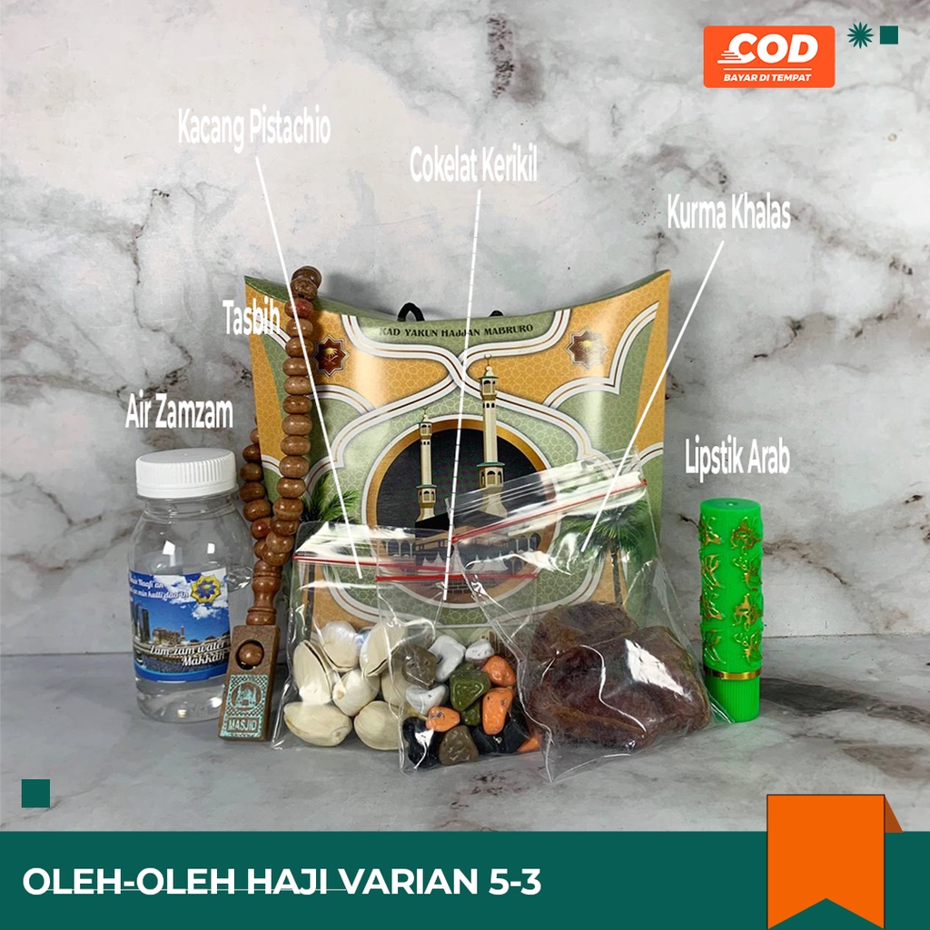 

OLEH OLEH HAJI UMROH ZAMZAM KHALAS KERIKIL TASBIH PISTACHIO LIPSTICK VARIAN 3