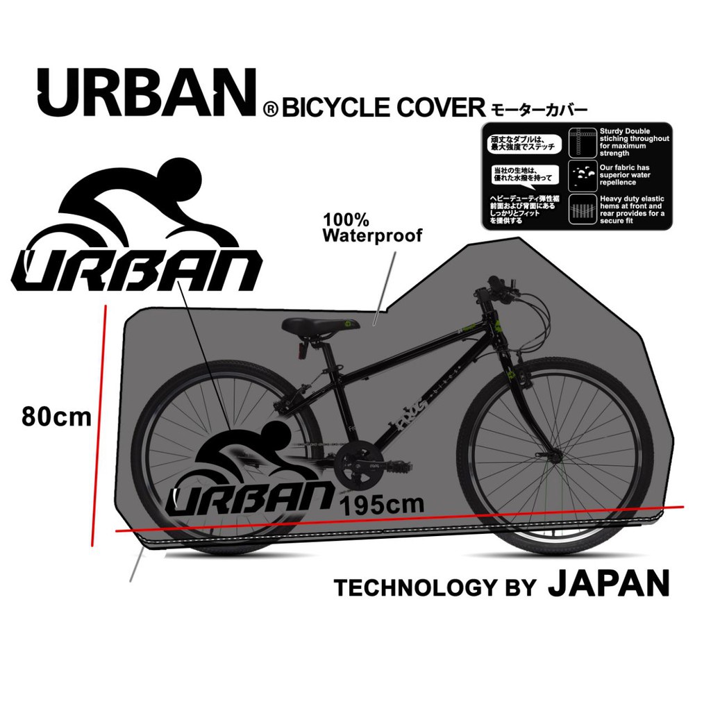 10A. Sarung Sepeda Bicycle Cover Waterproof Urban Dewasa Polygon Wimcycle United Bike Rocky Mountain