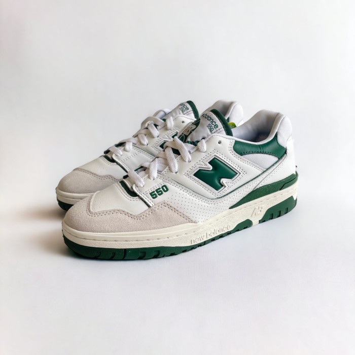 New Balance 550 White Green (BB550WT1) 100% Original