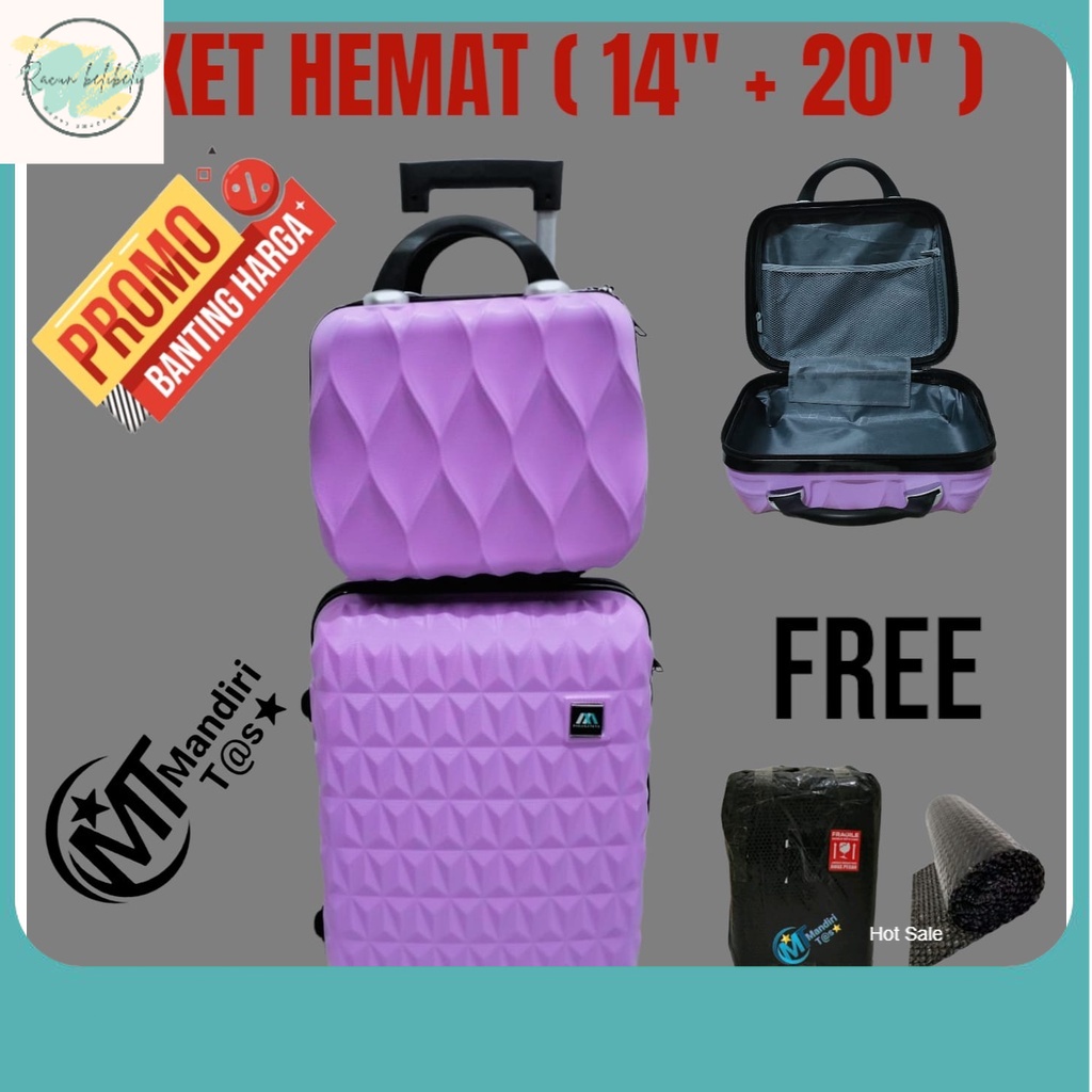 KOPER TERBARU 2023 / KOPER 20 INCH,KOPER POLO GENEVA 068,GRATIS KOPER MAKE UP 14 INCH,KOPER SET 20"/